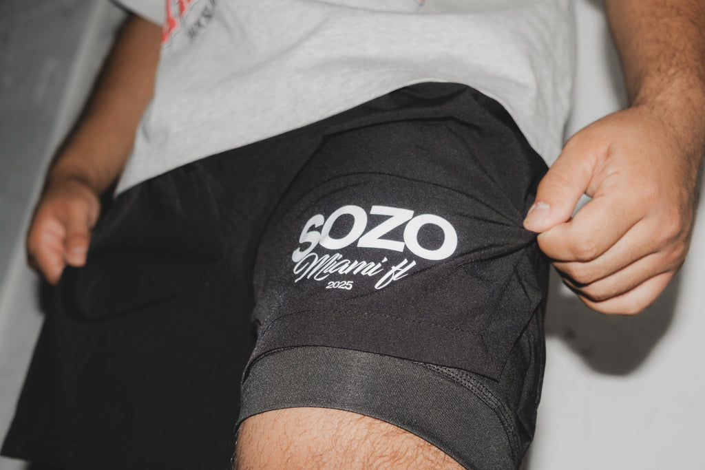 Sozo Athletic Shorts - Black