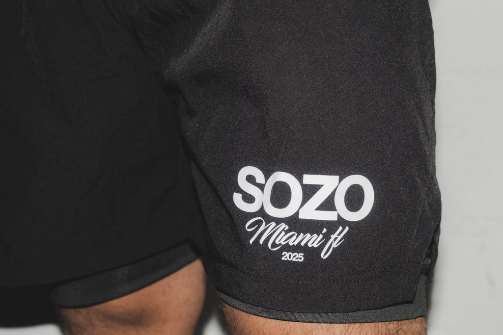 Sozo Athletic Shorts - Black