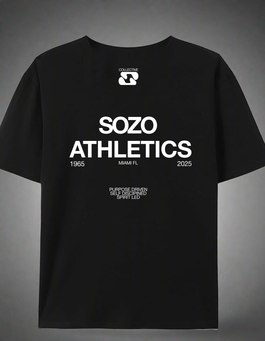 SOZO Athletics Dry Fit Shirt - Black